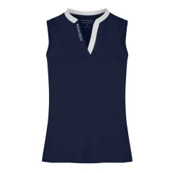 Abby Sleeveless Top Blå>Röhnisch