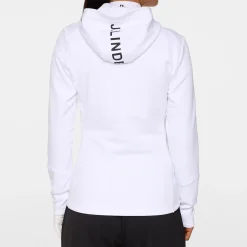 Aerialle Zip Hood Vit>J.Lindeberg Sale