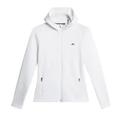 Aerialle Zip Hood Vit>J.Lindeberg Sale
