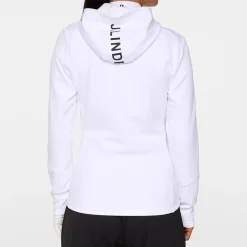 Aerialle Zip Hood Vit>J.Lindeberg Sale