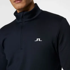 Aerial Quarter Zip Mid Layer Blå>J.Lindeberg Hot