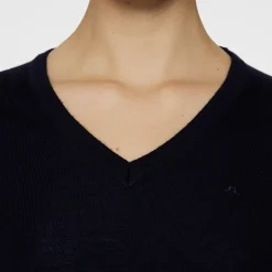 Amaya Knitted Sweater Blå>J.Lindeberg Best