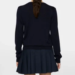 Amaya Knitted Sweater Blå>J.Lindeberg Best