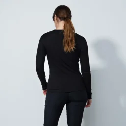 Ancona Ls Round Neck Svart>Daily Sports Outlet