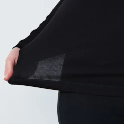 Ancona Ls Round Neck Svart>Daily Sports Outlet