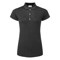 Animal Print Cap Sleeve Lisle Svart>FootJoy