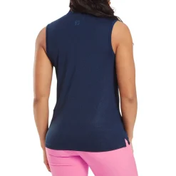 Animal Print Sleeveless Lisle Blå>FootJoy Online