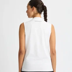 Annie Sleeveless Top Vit>Röhnisch Hot