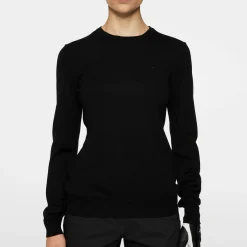 Aria Knitted Sweater Svart>J.Lindeberg Outlet
