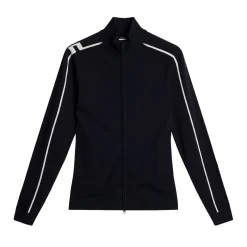 Aubree Knitted Zip Sweater Blå>J.Lindeberg Clearance