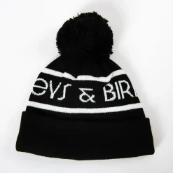Bobble Hat Svart Vit>Bogeys & Birdies Outlet