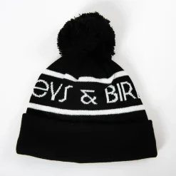 Bobble Hat Svart Vit>Bogeys & Birdies Outlet