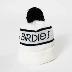 Bobble Hat Vit Svart>Bogeys & Birdies Best