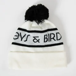 Bobble Hat Vit Svart>Bogeys & Birdies Best