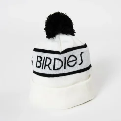 Bobble Hat Vit Svart>Bogeys & Birdies Best