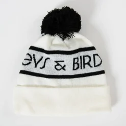 Bobble Hat Vit Svart>Bogeys & Birdies Best
