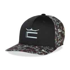 Camo Crown C Snapback Cap Svart>Cobra Discount