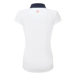 Cap Sleeve Print Trim Lisle Vit>FootJoy New