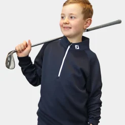 Chill-Out Pullover JR Blå>FootJoy Discount