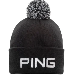 Classic Bobble Knit Svart Vit>Ping