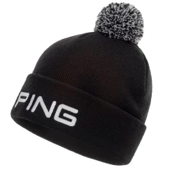 Classic Bobble Knit Svart Vit>Ping