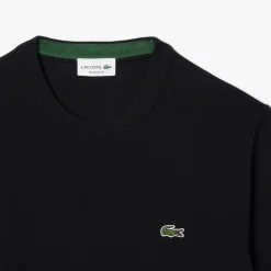 Classic Crew Neck Svart>Lacoste Online
