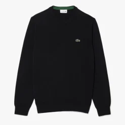 Classic Crew Neck Svart>Lacoste Online