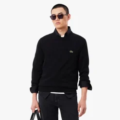 Classic Crew Neck Svart>Lacoste Online
