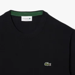 Classic Crew Neck Svart>Lacoste Online