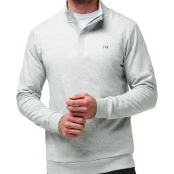 Cloud Quarter Zip 2.>Travis Mathew New
