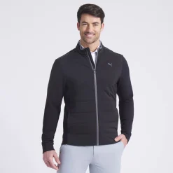 Cloudspun Fleece Hybrid Jacket Svart>Puma New