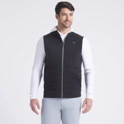 Cloudspun Fleece Hybrid Vest Svart>Puma Outlet