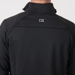 Coos Bay Half-Zip Svart>Cutter & Buck