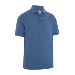 Emea Ss Ventilated Jacquard Polo Blå>Callaway
