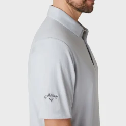 Emea Ss Ventilated Jacquard Polo>Callaway Online
