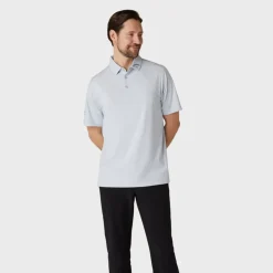 Emea Ss Ventilated Jacquard Polo>Callaway Online
