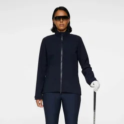 Evertine Rain Jacket Blå>J.Lindeberg Hot