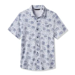 Flourish Button Up Vit>Travis Mathew Discount