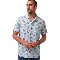 Flourish Button Up Vit>Travis Mathew Discount