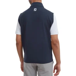 Full-Zip Knit Vest Blå>FootJoy Sale