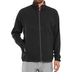 Full-Zip Zephyr Windshirt Svart>FootJoy New