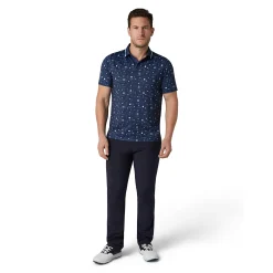 Golf Collection Print Polo Blå>Callaway Discount