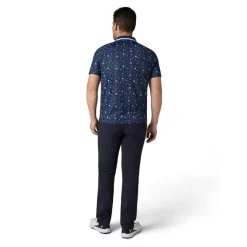 Golf Collection Print Polo Blå>Callaway Discount