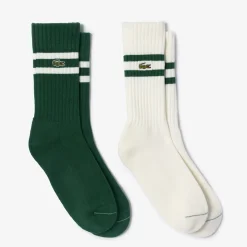 Golf Sock 2-Pack Grön>Lacoste