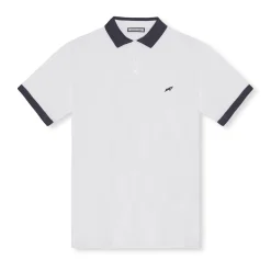 Golf Tech Polo Vit Blå>Goatlane Sale
