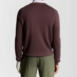 Golf V Neck Pullover Rosa>Lyle & Scott