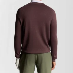 Golf V Neck Pullover Rosa>Lyle & Scott