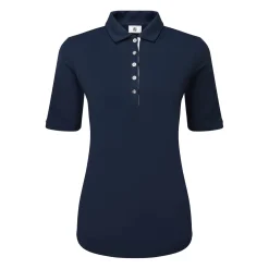 Half Sleeve Ruched Lisle Blå>FootJoy Sale