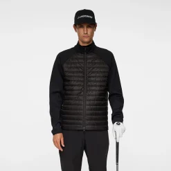 Hayden Quilt Hybrid Jacket Svart>J.Lindeberg