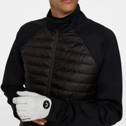 Hayden Quilt Hybrid Jacket Svart>J.Lindeberg